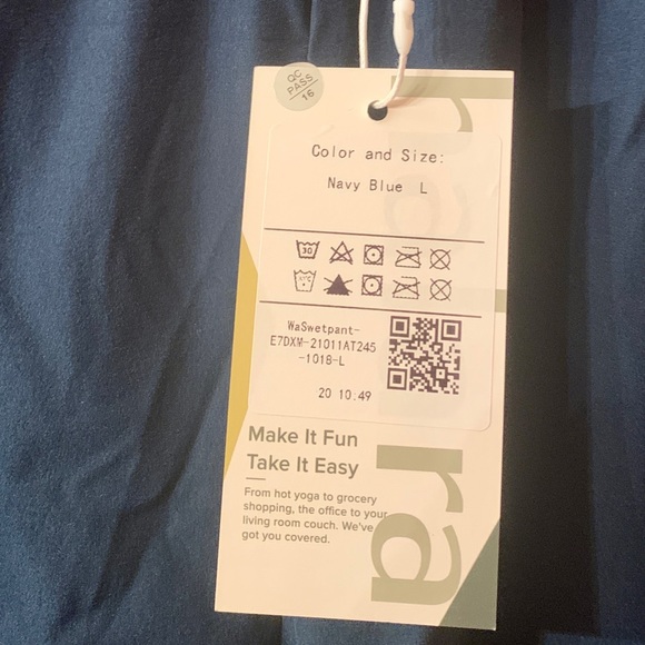 Size large (12) womens navy blue cargo HALARA pants bnwt - Picture 4 of 8